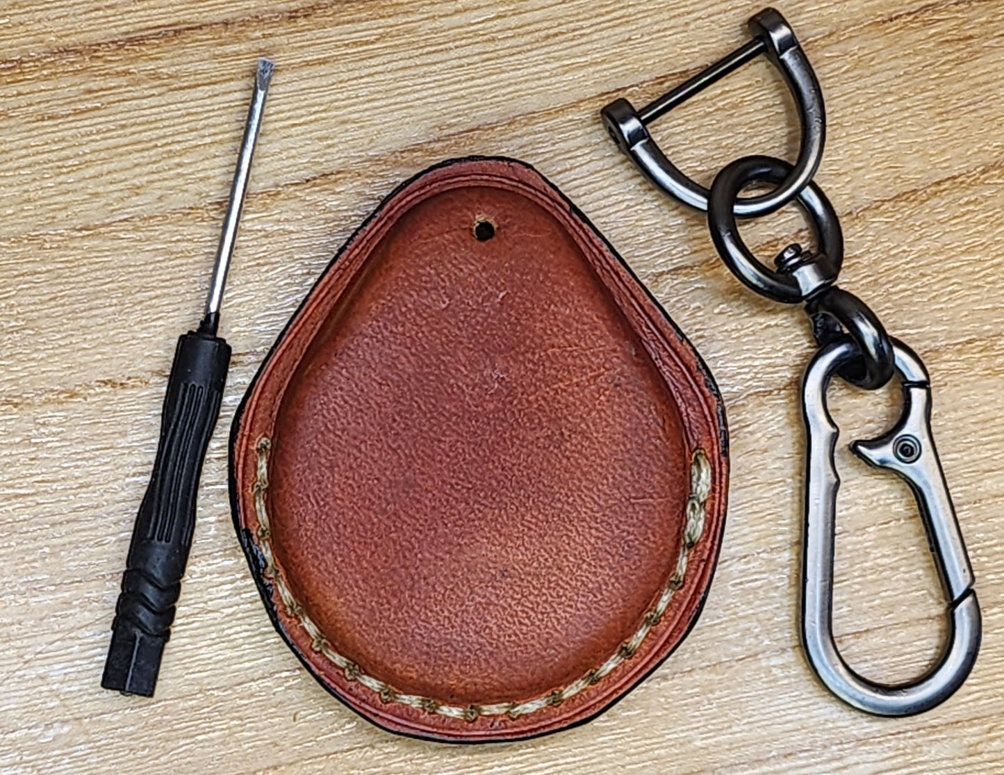 Leather Key Fob pouches/cases for Harley Davidson motorcycles